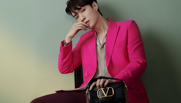 Lay Zhang is the Face of VALENTINO MINI LOCO 520 Bag Collection