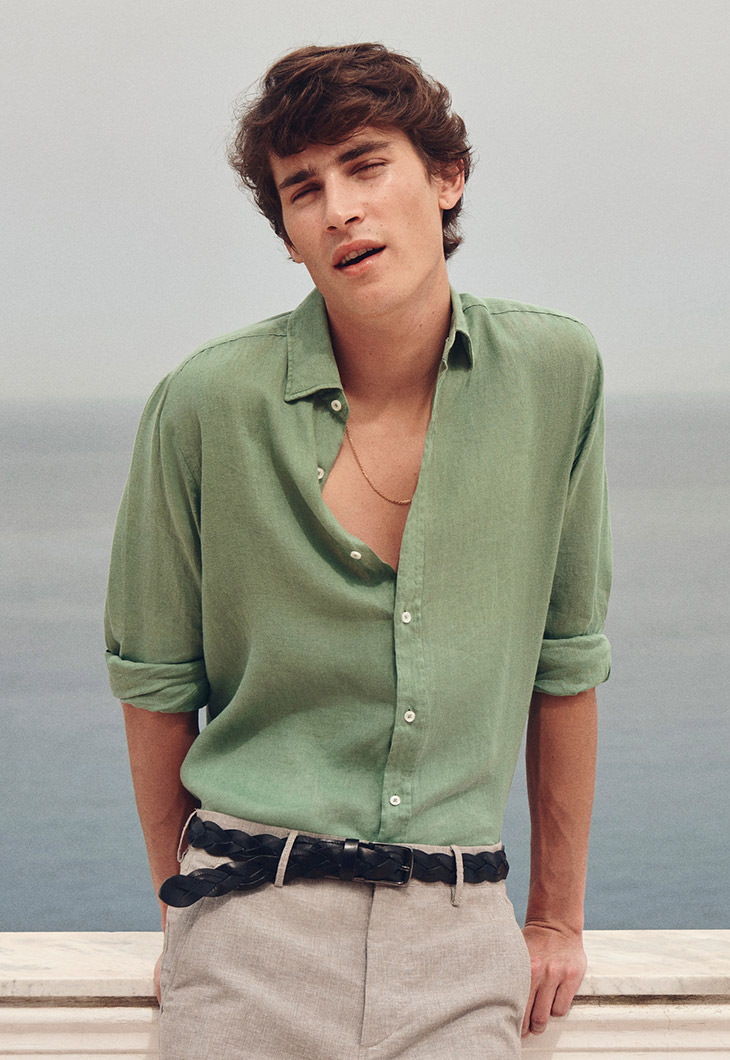 Liam Kelly Models MASSIMO DUTTI Summer 2022 Collection