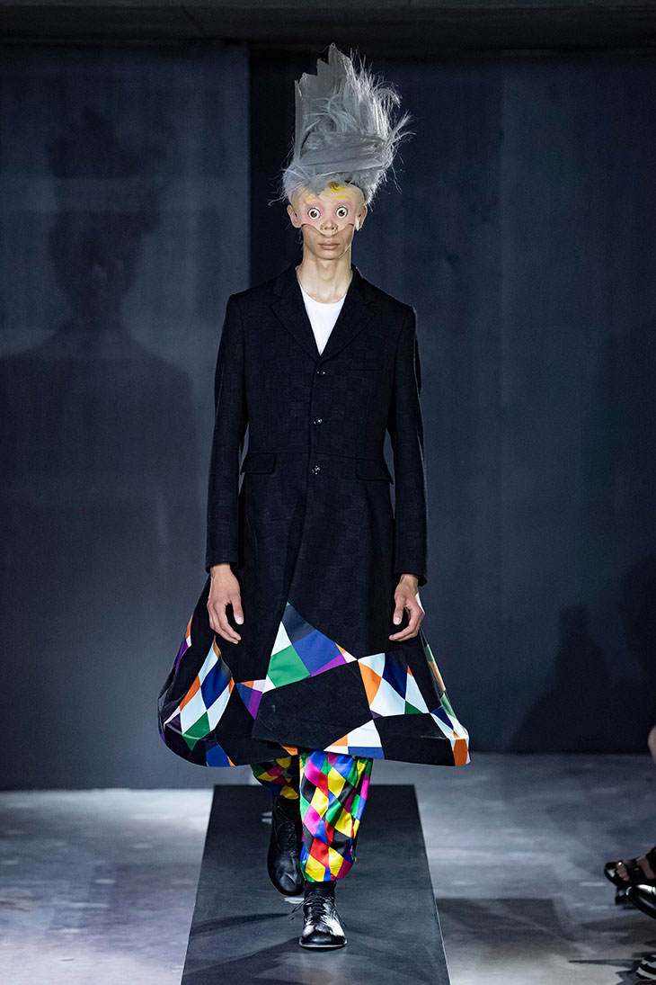 Comme des Garçons Homme Plus Black Deconstructed Trousers