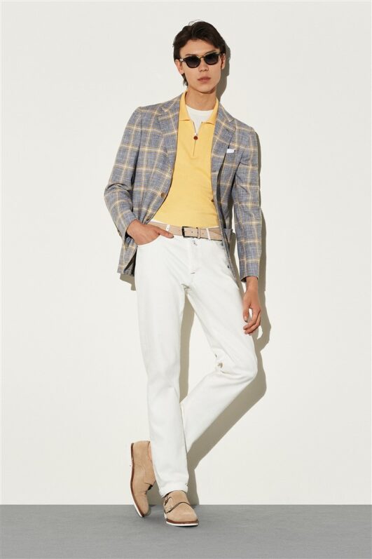 MFW: KITON Spring Summer 2023 Collection - Male Model Scene