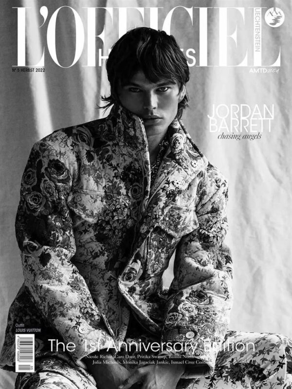 Jordan Barrett is the Face of L'Officiel Hommes Liechtenstein Fall 2022 ...