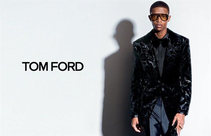 Malik Anderson is the Face of TOM FORD Fall Winter 2022 Collection