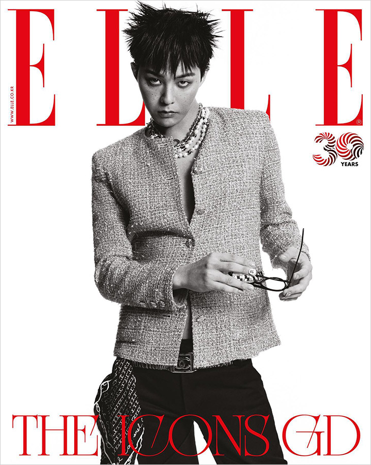 Jay Park poses with top models for ELLE