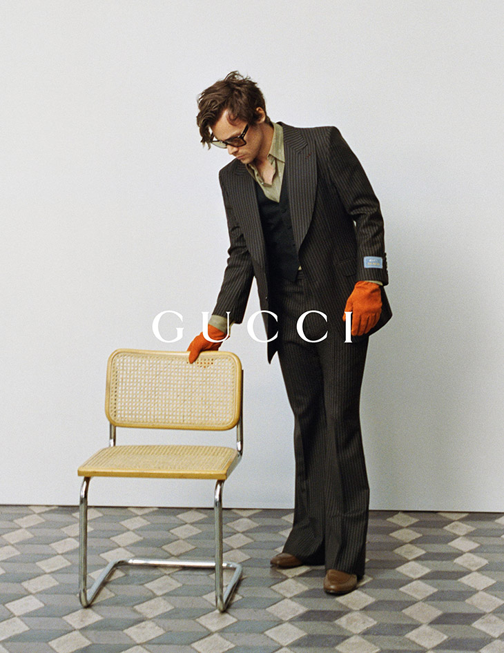 Harry Styles Models GUCCI HA HA HA Collection