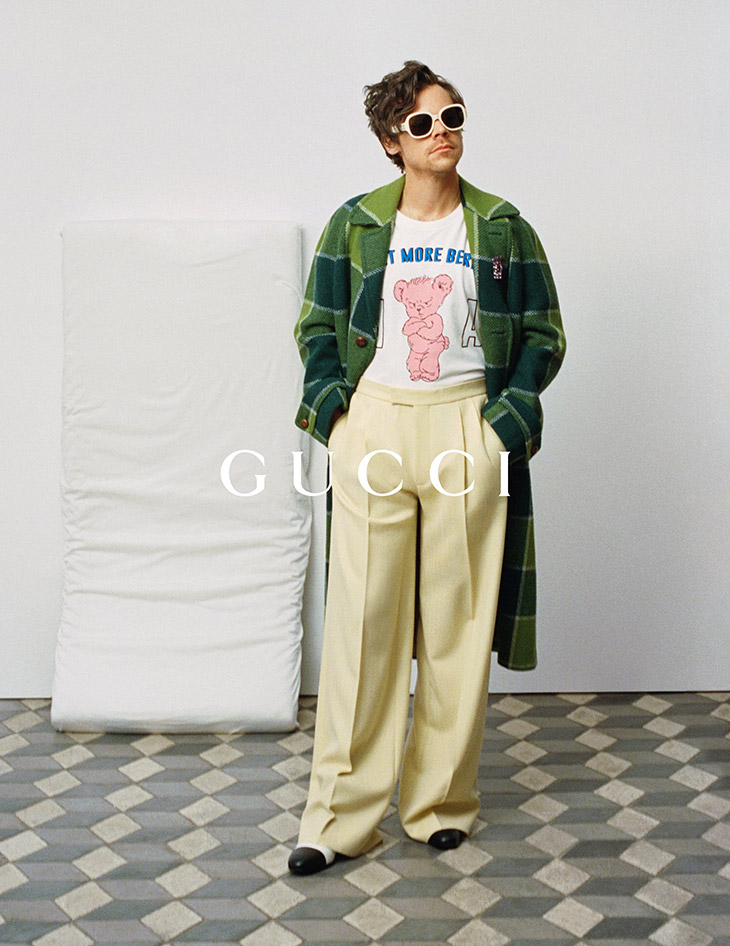 Harry Styles Models GUCCI HA HA HA Collection