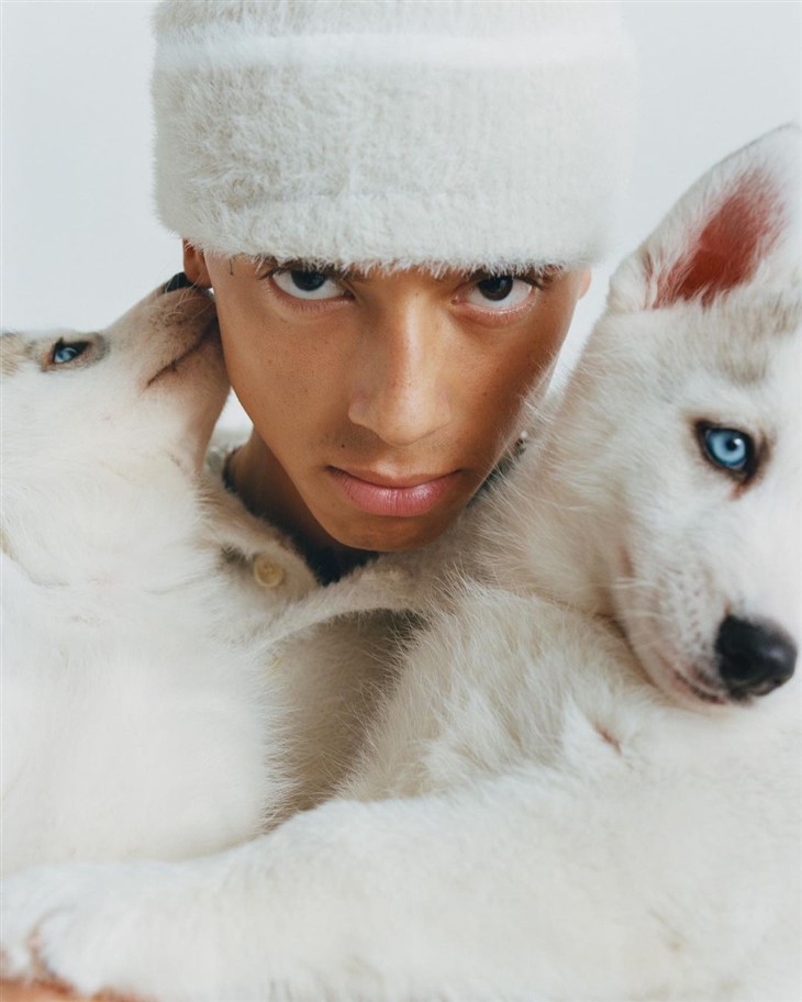 Central Cee is the Face of Jacquemus Neve World Collection - Male Model  Scene