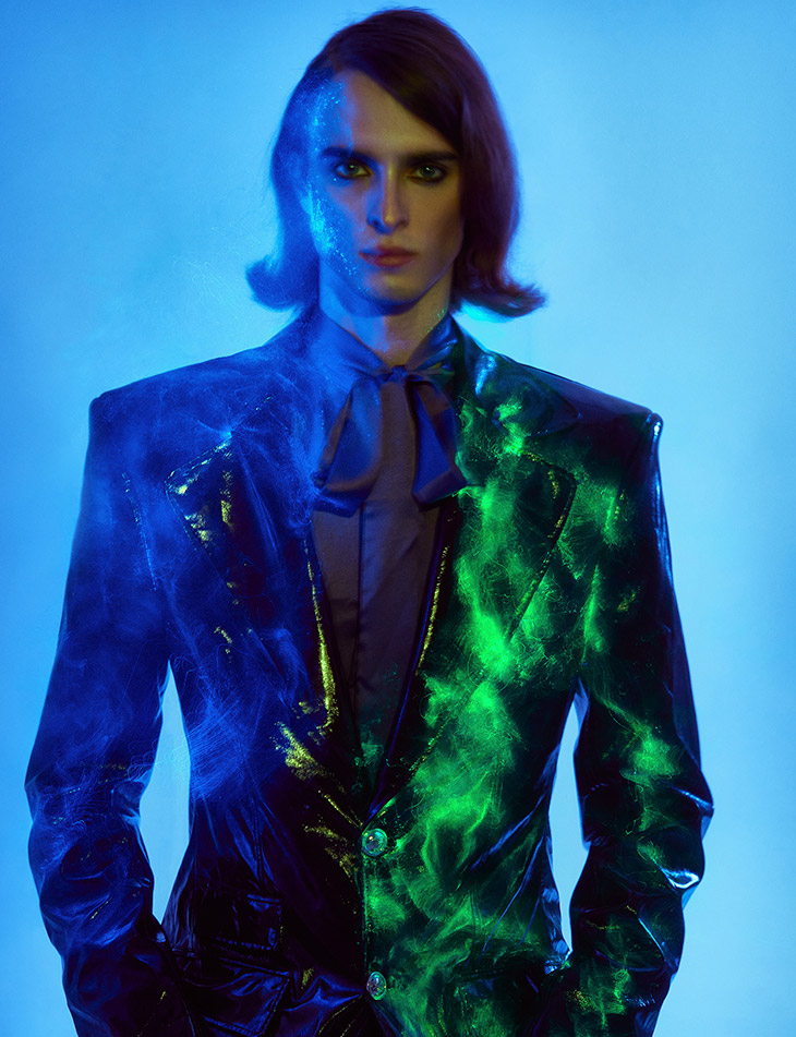 Roberto Sipos Rocks Standout Coats & Tailoring for Icon Magazine