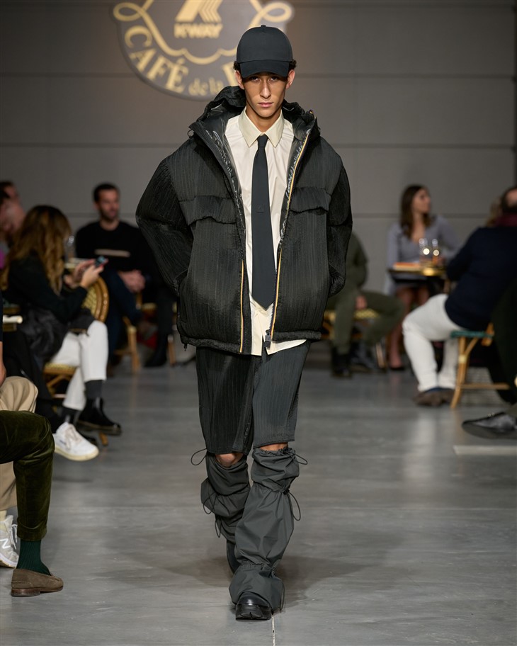 MFW: K-WAY Fall Winter 2023.24 Collection - Male Model Scene