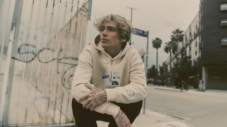Vinnie Hacker Models Ami x Andrew Bush Capsule Collection