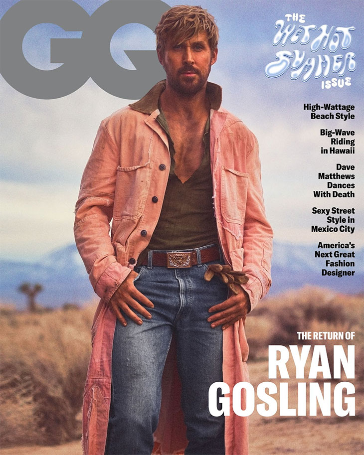 Ryan Gosling Stars In GQ's Global Summer Issue Cover Story