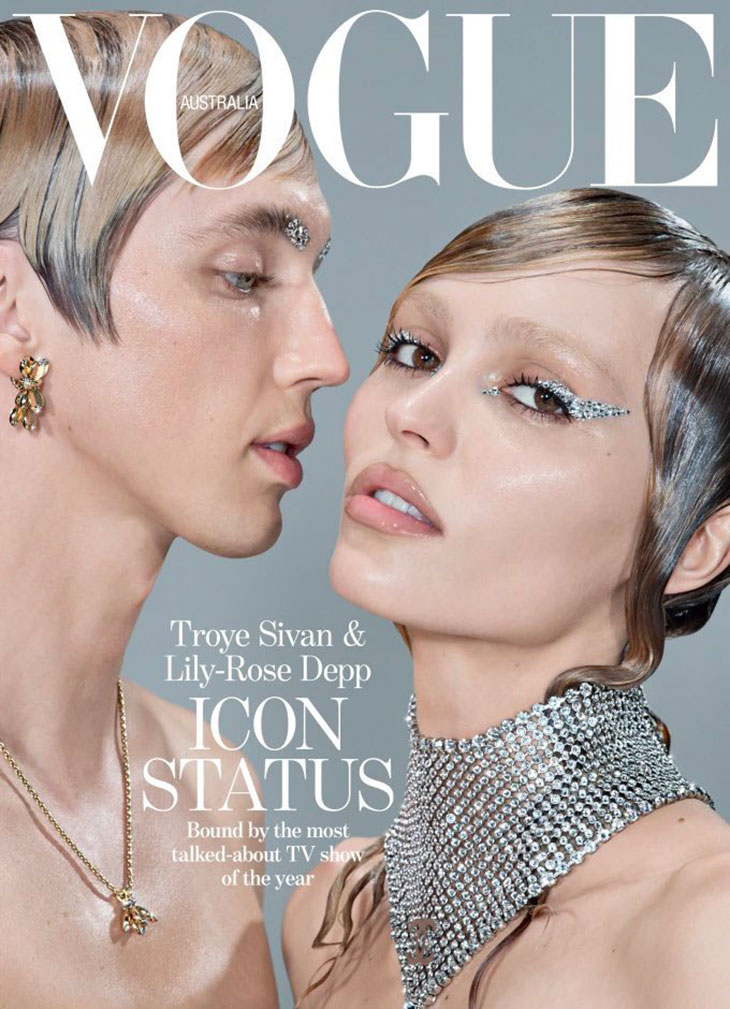 Troye Sivan and Lily-Rose Depp Cover Vogue Australia