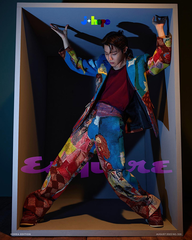 W Korea August 2022 Magazine BTS JHOPE Cover, K POP, K STAR K FASHION