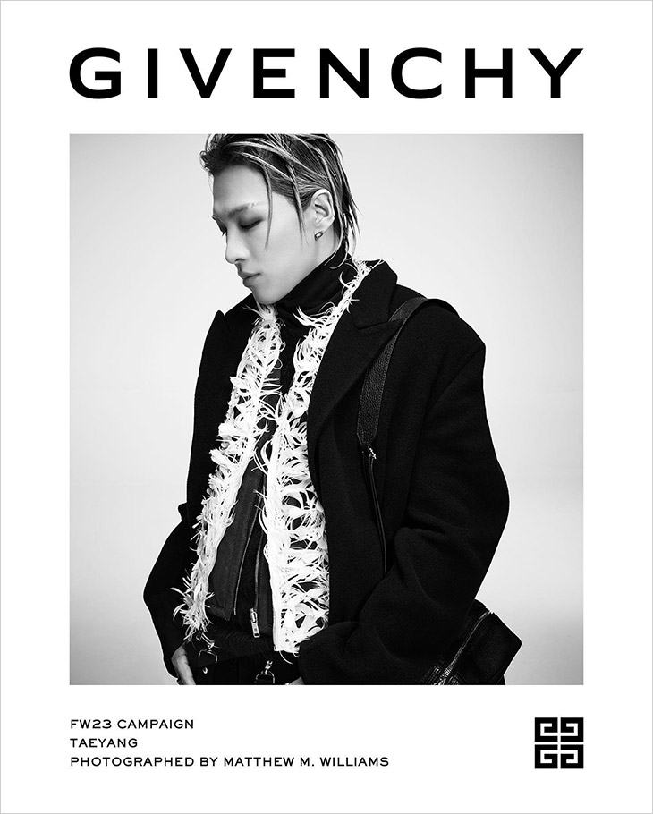 Taeyang is the Face of Givenchy Fall Winter 2023 Collection