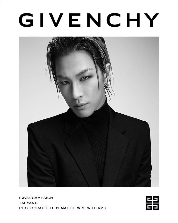 Taeyang is the Face of Givenchy Fall Winter 2023 Collection