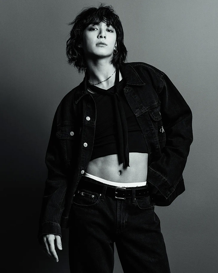 BTS' Jungkook & Kid Cudi Model Calvin Klein Fall 2023 Collection