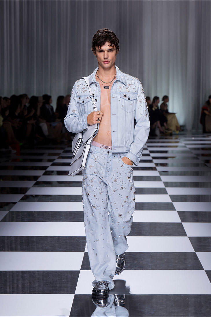 Versace Goes Back in Time to the '60s for MFW SS24