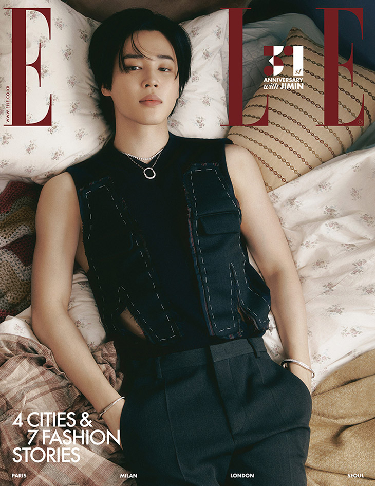 BTS Member Jimin Covers Elle Korea November 2023 Issue