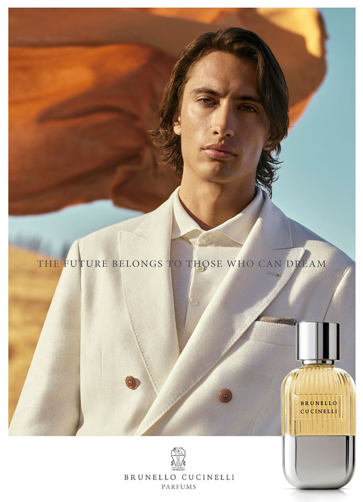 James Turlington Is the Face Of Brunello Cucinelli Fragrance