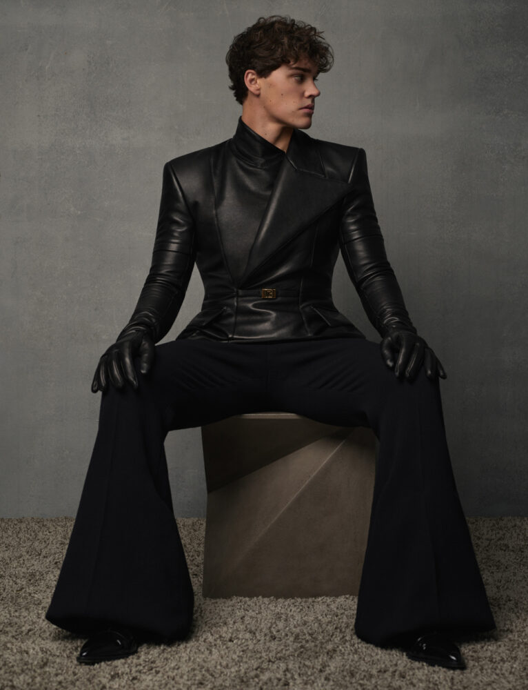 Noah Neumannn Wears A Louis Vuitton Custom Varsity Jacket By Lone