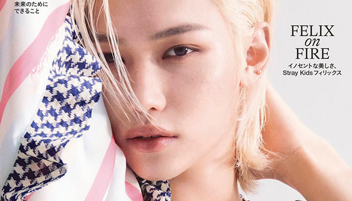 Stray Kids Member Felix Covers Harper's Bazaar Japan