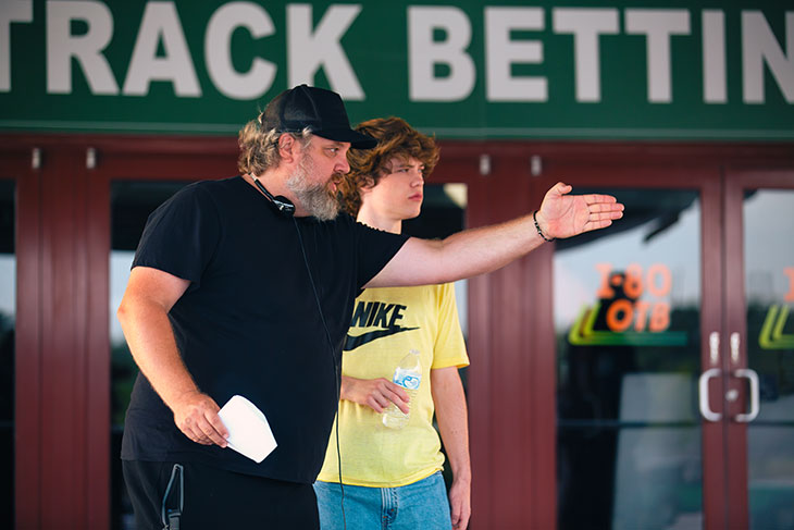 Connor Sherry on Snack Shack set