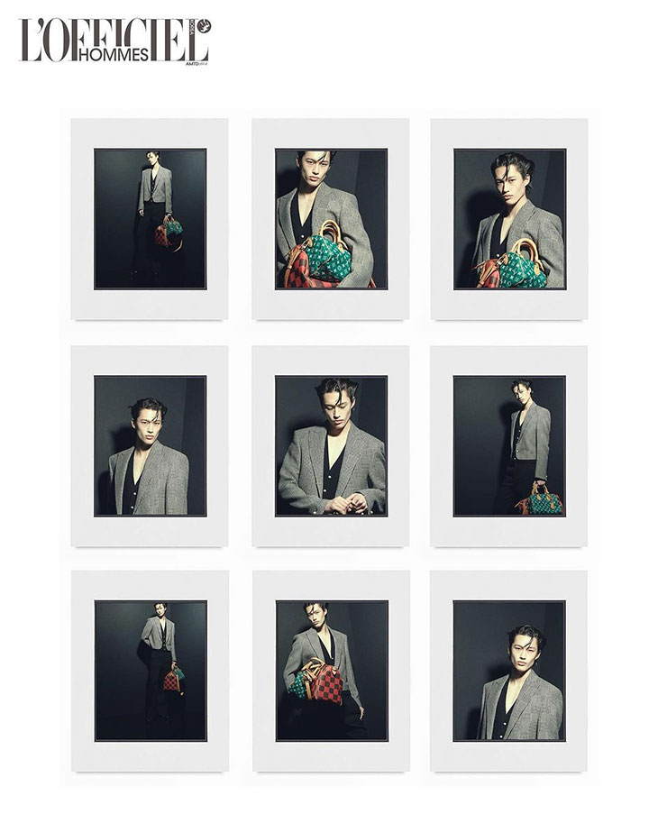 Mathieu Simoneau Cover L'officiel Homme Korea