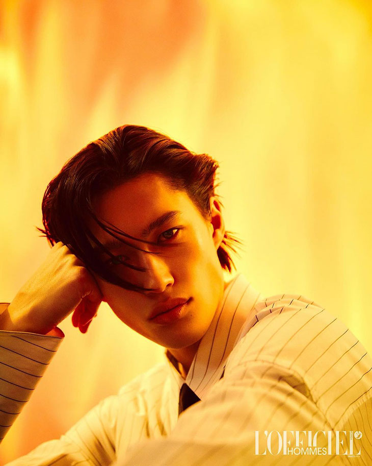 Mathieu Simoneau Cover L'officiel Homme Korea