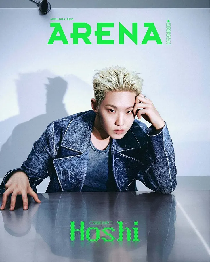 Hoshi Covers Arena Homme Plus April Issue with Diesel