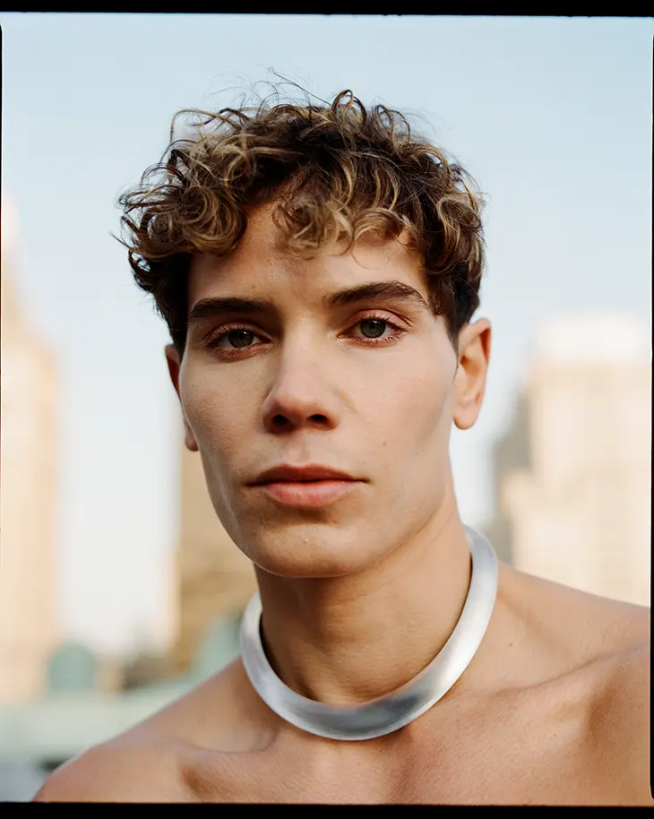 Nicky Champa in an Exclusive Editorial for MMSCENE