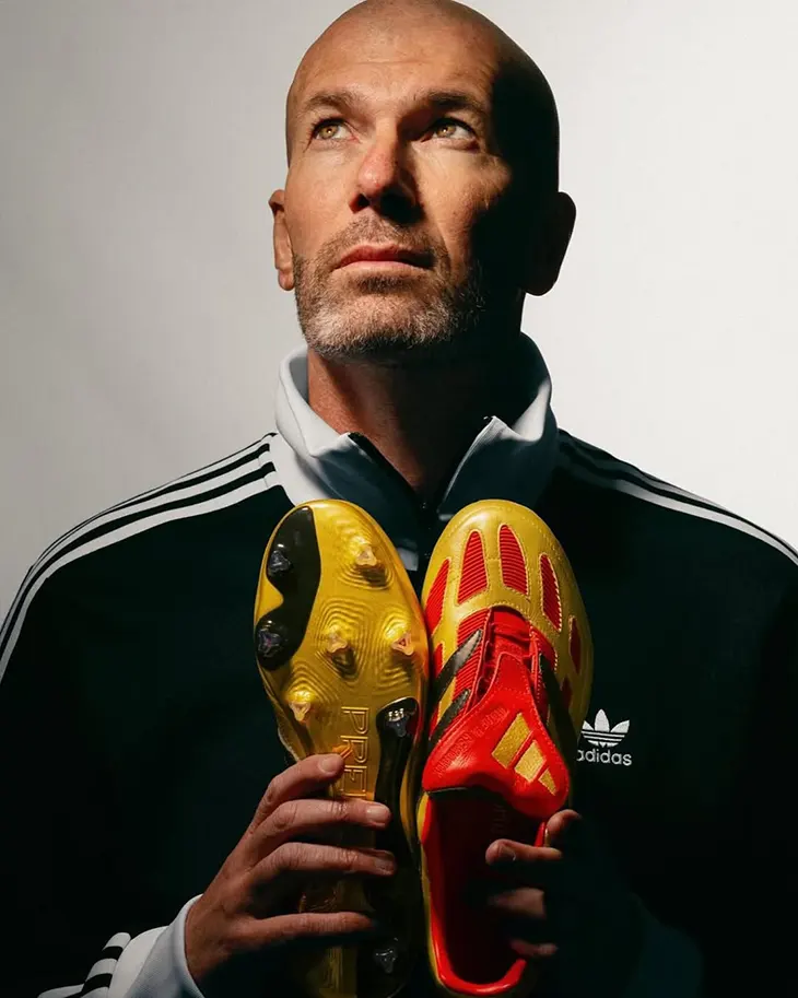 adidas Celebrates Zidane’s Legacy with Gold Predator Precision