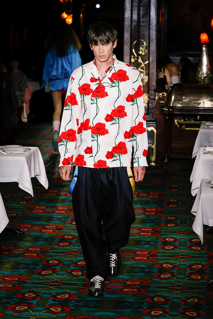 Kenzo Spring Summer 2026 Collides Satin, Punk, and Print