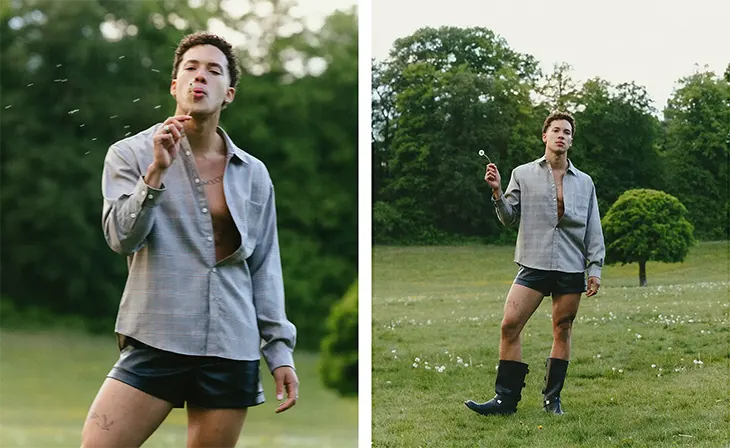 Louis III in an Exclusive MMSCENE June Cover Story