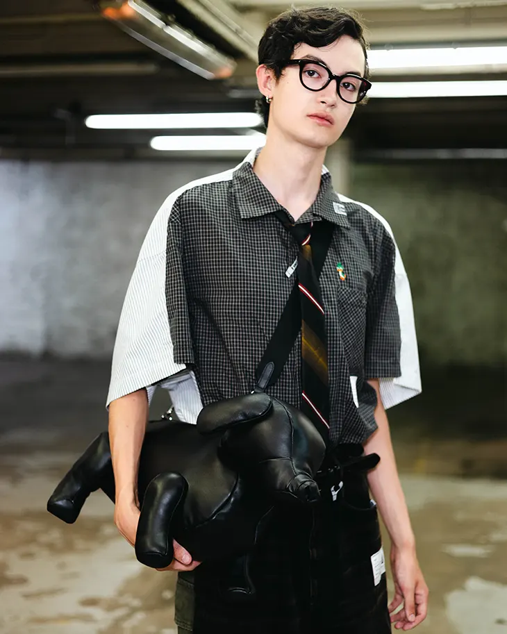 Backstage at Maison Mihara Yasuhiro Spring Summer 2026 Show