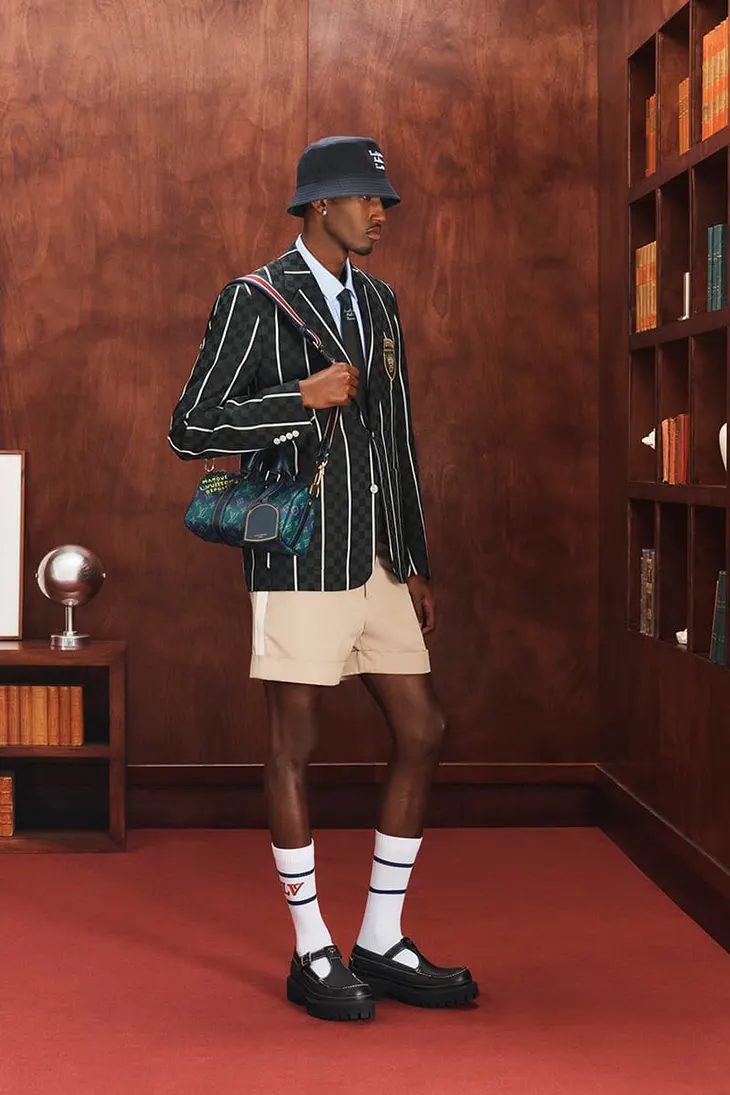 Louis Vuitton Fall 2026 Capsule Refines Campus Style Codes