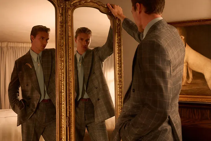 AMIRI Presents FW25 “Hollywood Noir” with Lucky Blue Smith