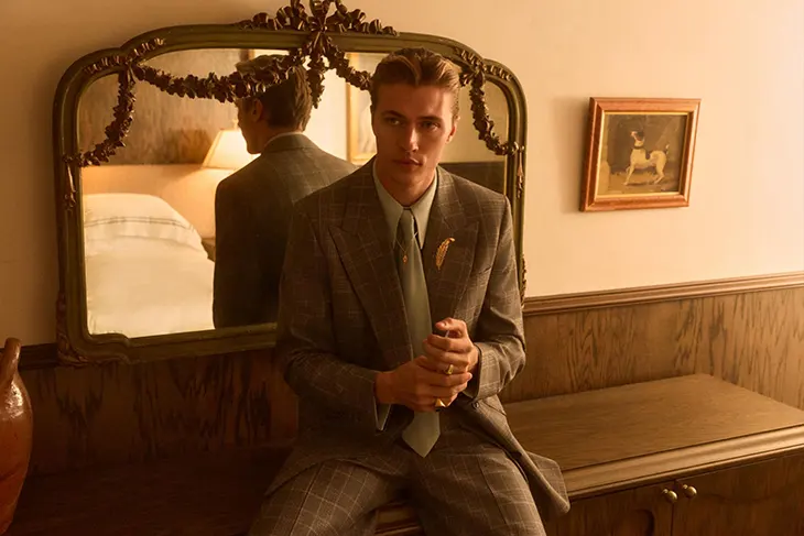 AMIRI Presents FW25 “Hollywood Noir” with Lucky Blue Smith