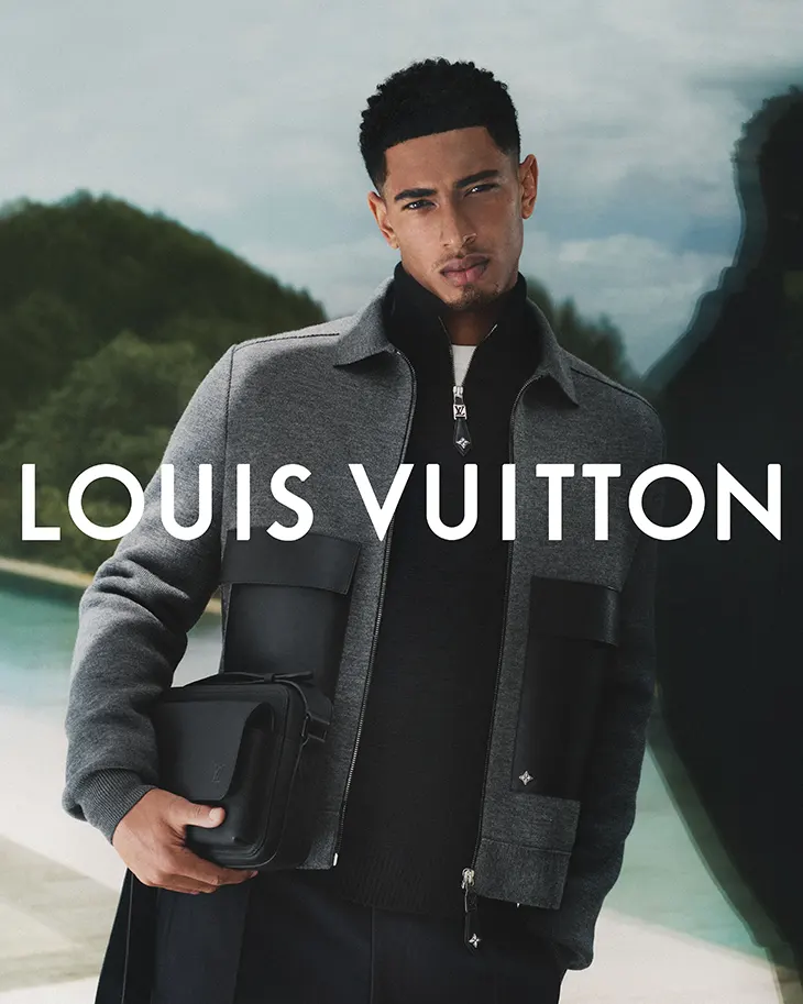 Jude Bellingham for Louis Vuitton SS26 Formalwear Campaign