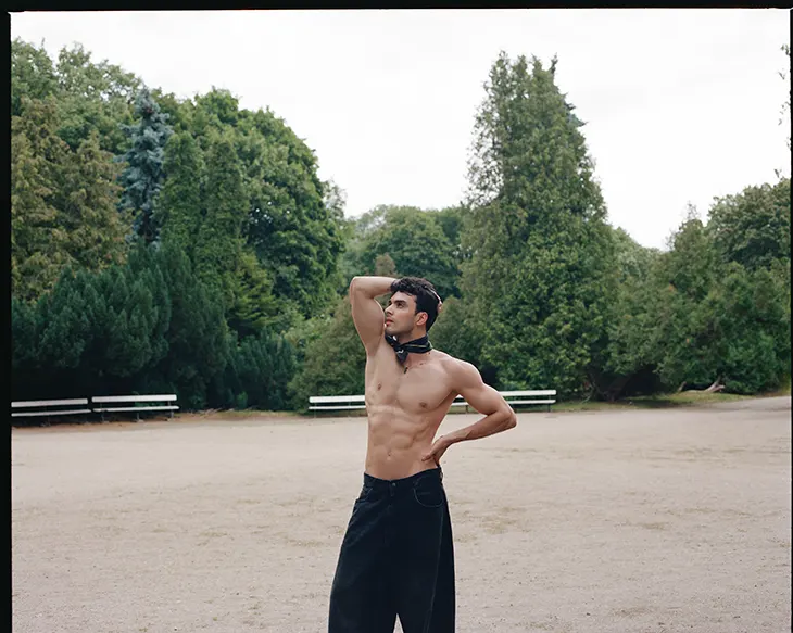 Lucas Rufino in Autumn Garden