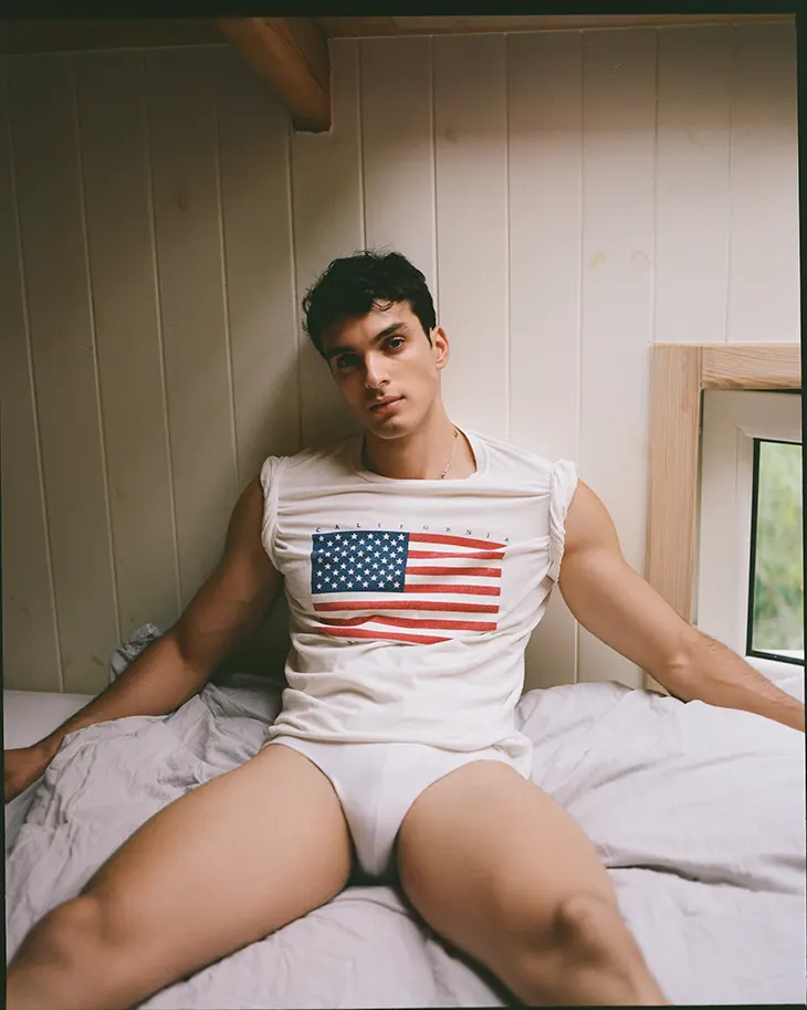 Lucas Rufino in Autumn Garden
