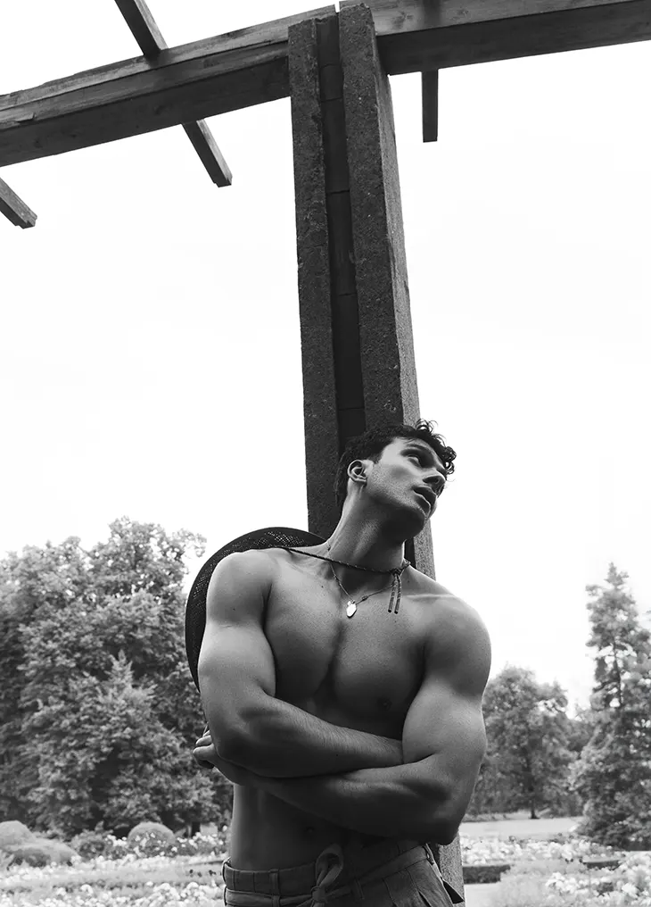Lucas Rufino in Autumn Garden
