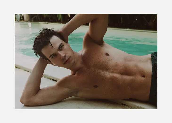 Next to the Poolside by Miomir Milic