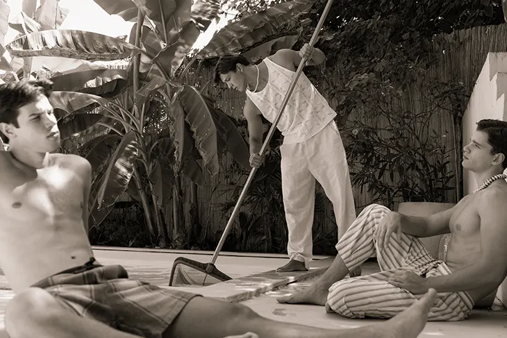 Next to the Poolside by Miomir Milic