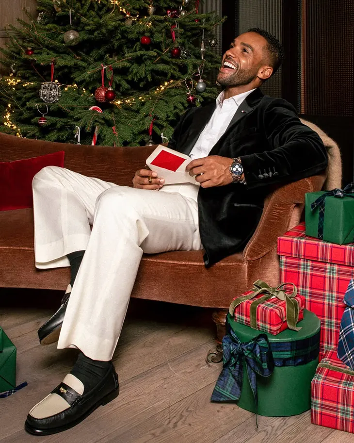 Lucien Laviscount Tommy Hilfiger Holiday 2025