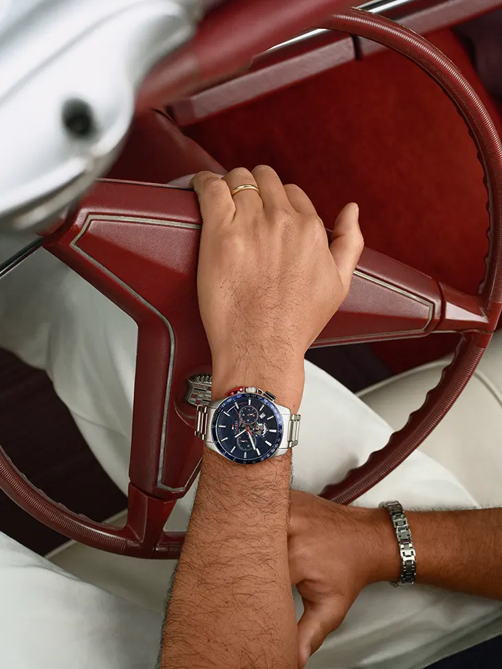 Checo Pérez Tommy Hilfiger Watch and Jewelry