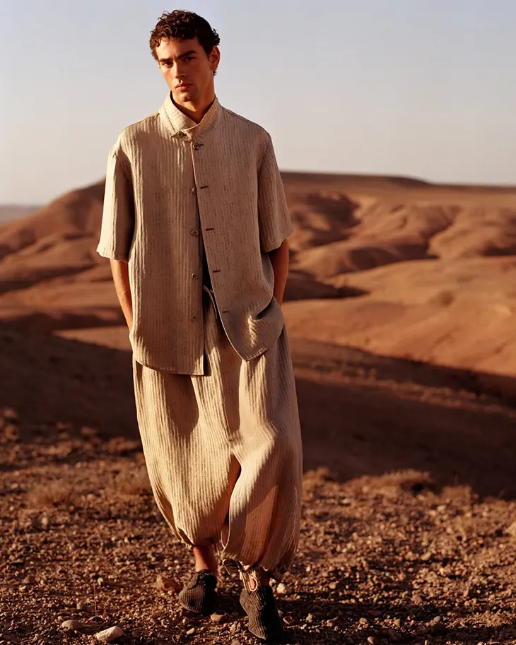 Jack Wardill Abas Abdirazaq Emporio Armani SS26 Campaign