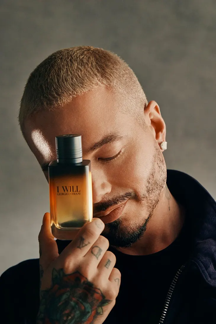 J Balvin Armani Beauty I Will